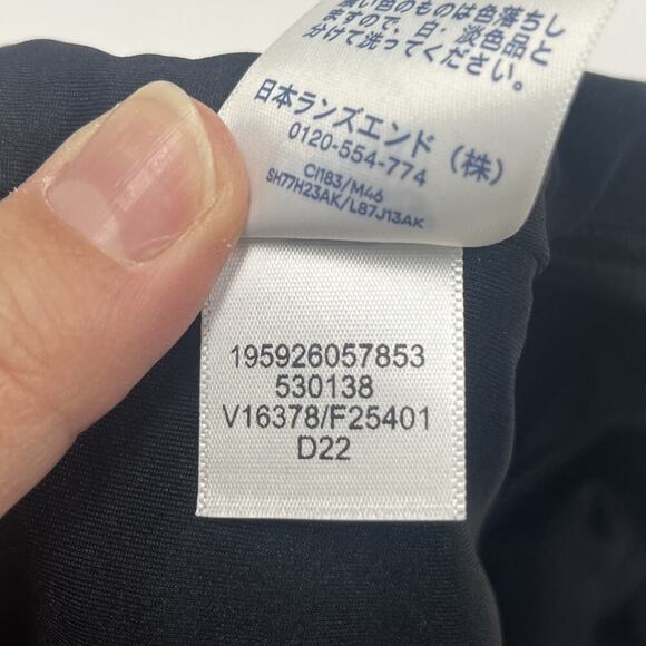 Lands' End Swim Bottom Women's Size 14P Black Pull On Brief Bottom - Picture 5 of 8